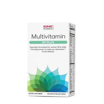 Multivitamin 50 Plus - 120 Caplets &#40;60 Servings&#41;  | GNC